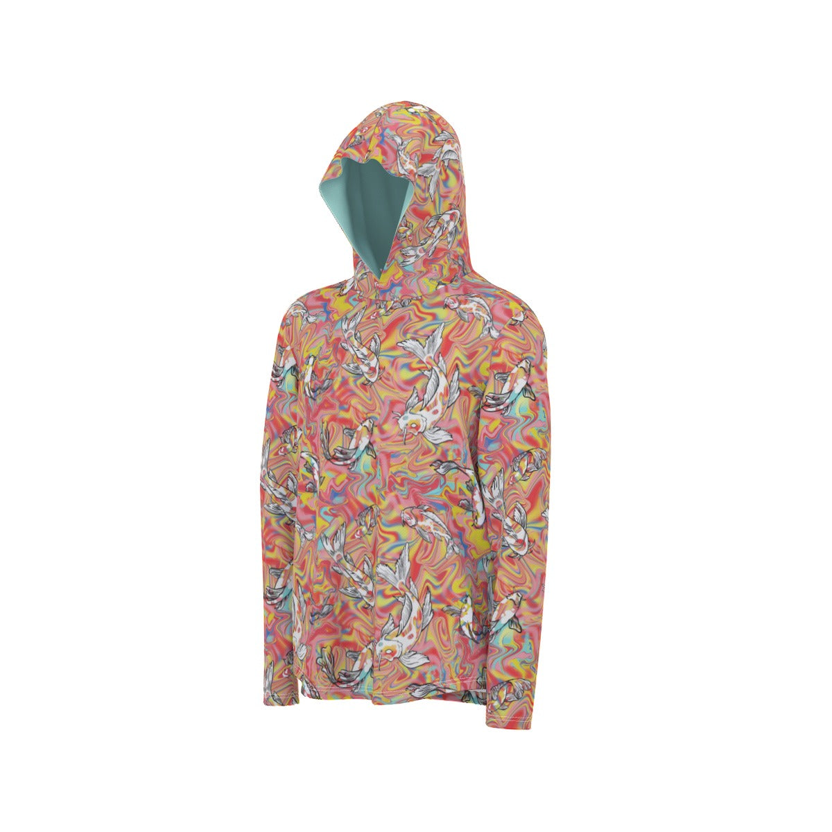 Koi Men's Sun/Water Hoodie With Thumb Holes