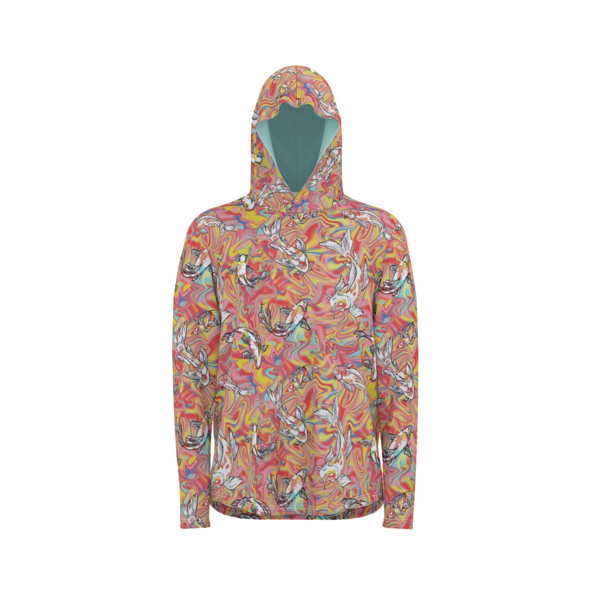 Koi Men's Sun/Water Hoodie With Thumb Holes