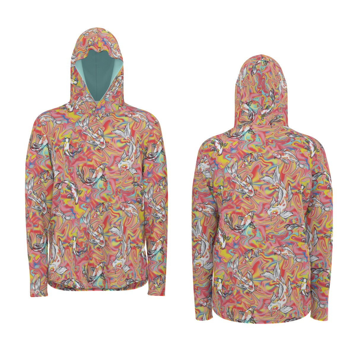 Koi Men's Sun/Water Hoodie With Thumb Holes