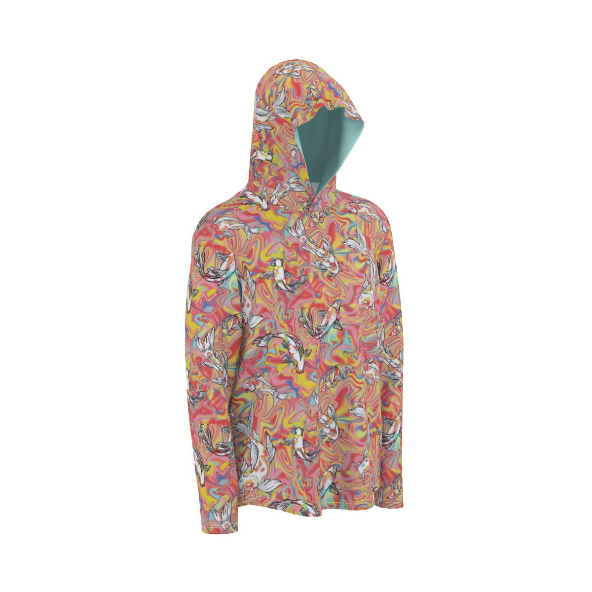 Koi Men's Sun/Water Hoodie With Thumb Holes
