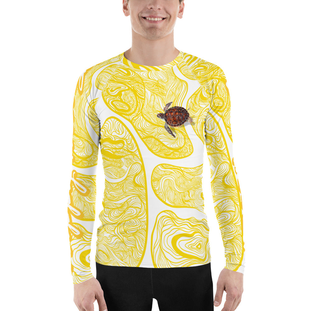 Yellow TT Men's Rash Guard