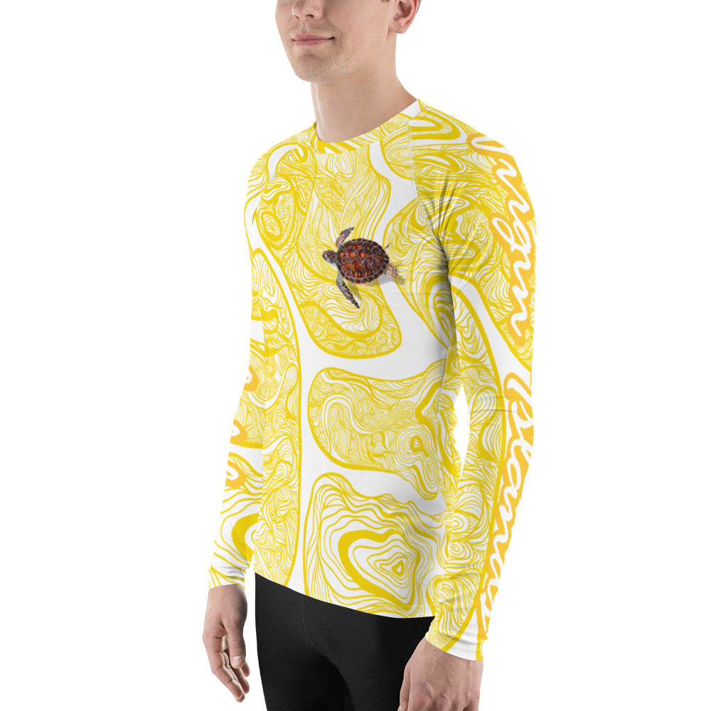 Yellow TT Men's Rash Guard
