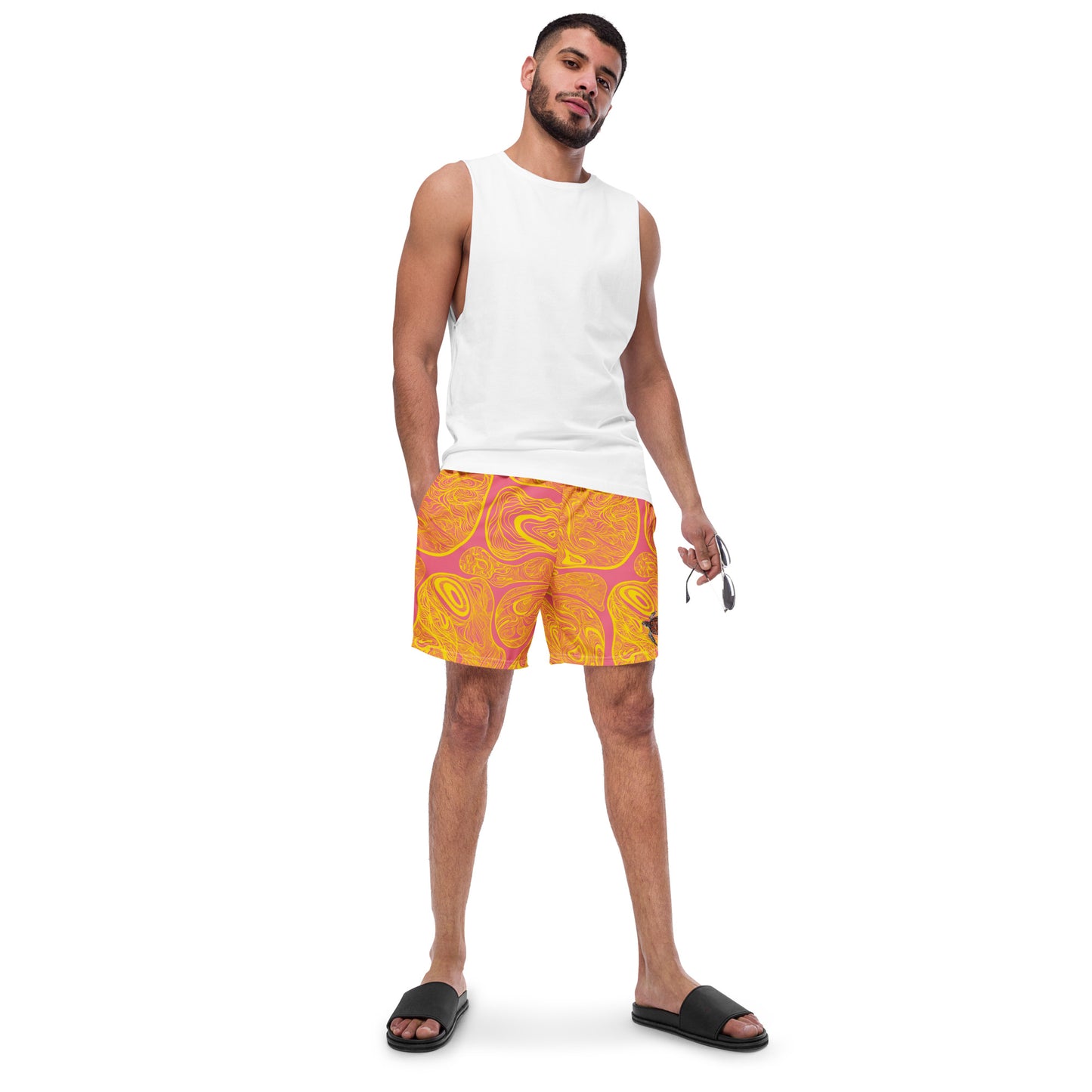 Pink TT Recycled Swim Trunks