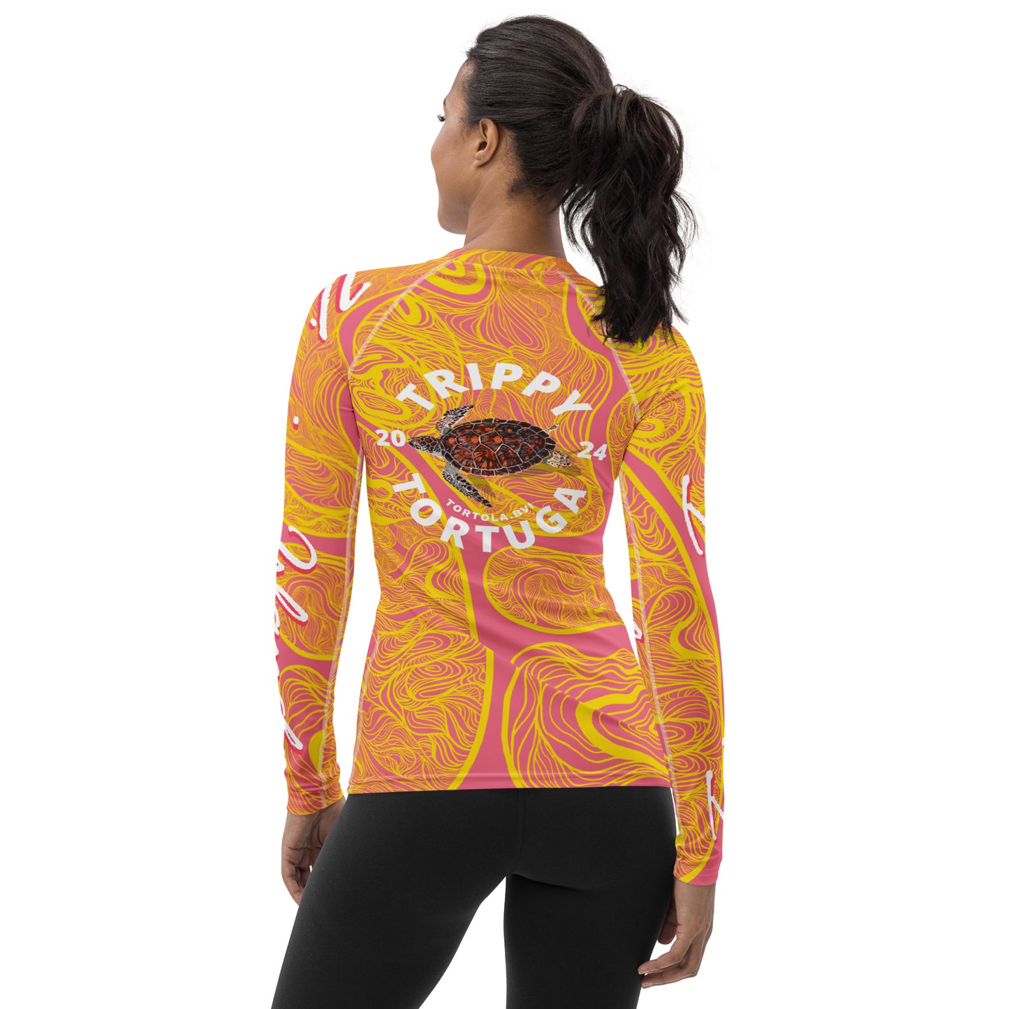 Pink Women's Rash Guard
