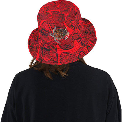 Red Bucket Hat