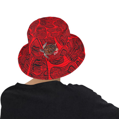 Red Bucket Hat