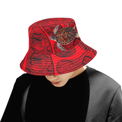 Red Bucket Hat