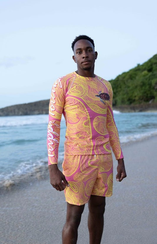 Pink TT Men's Rash Guard