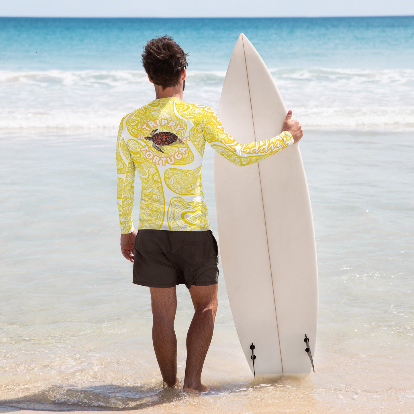 Yellow TT Men's Rash Guard