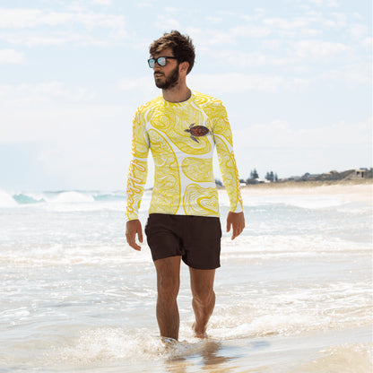 Yellow TT Men's Rash Guard