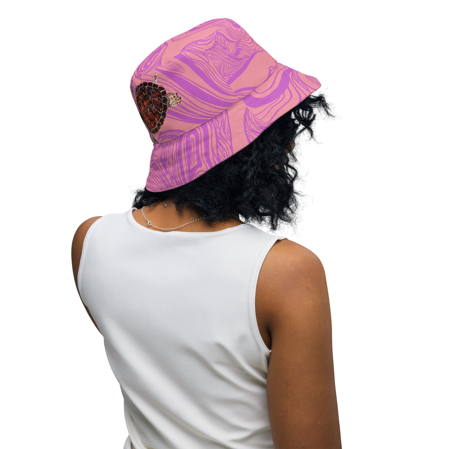 Purple Reversible Bucket Hat