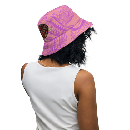 Purple Reversible Bucket Hat