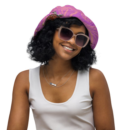 Purple Reversible Bucket Hat