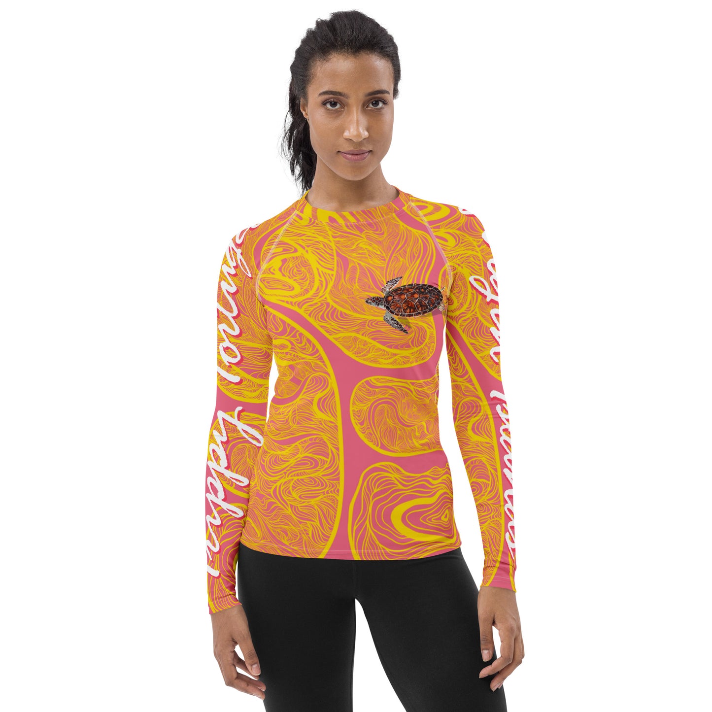 Pink Women's Rash Guard