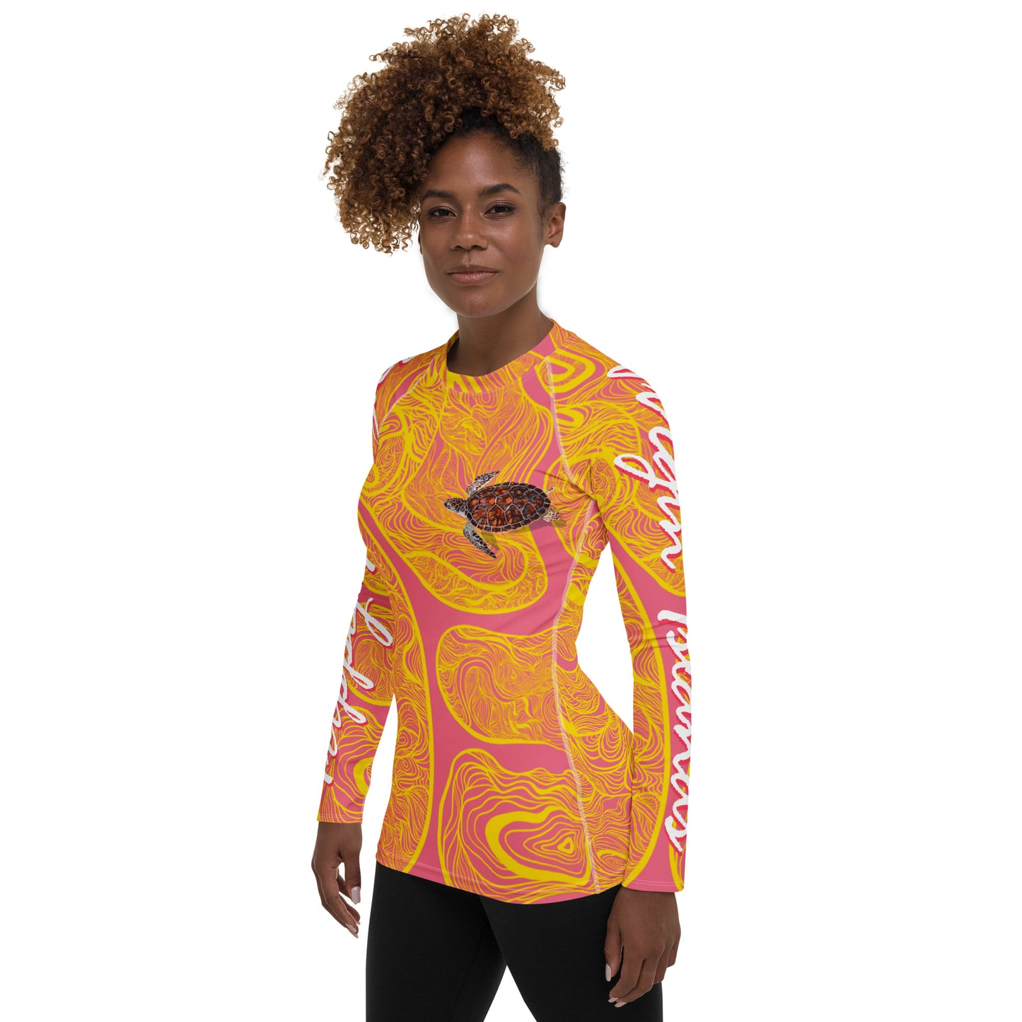 Pink Women's Rash Guard