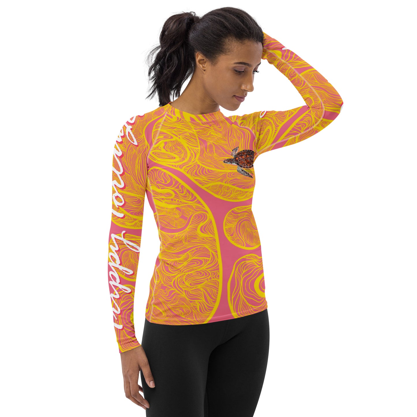 Pink Women's Rash Guard