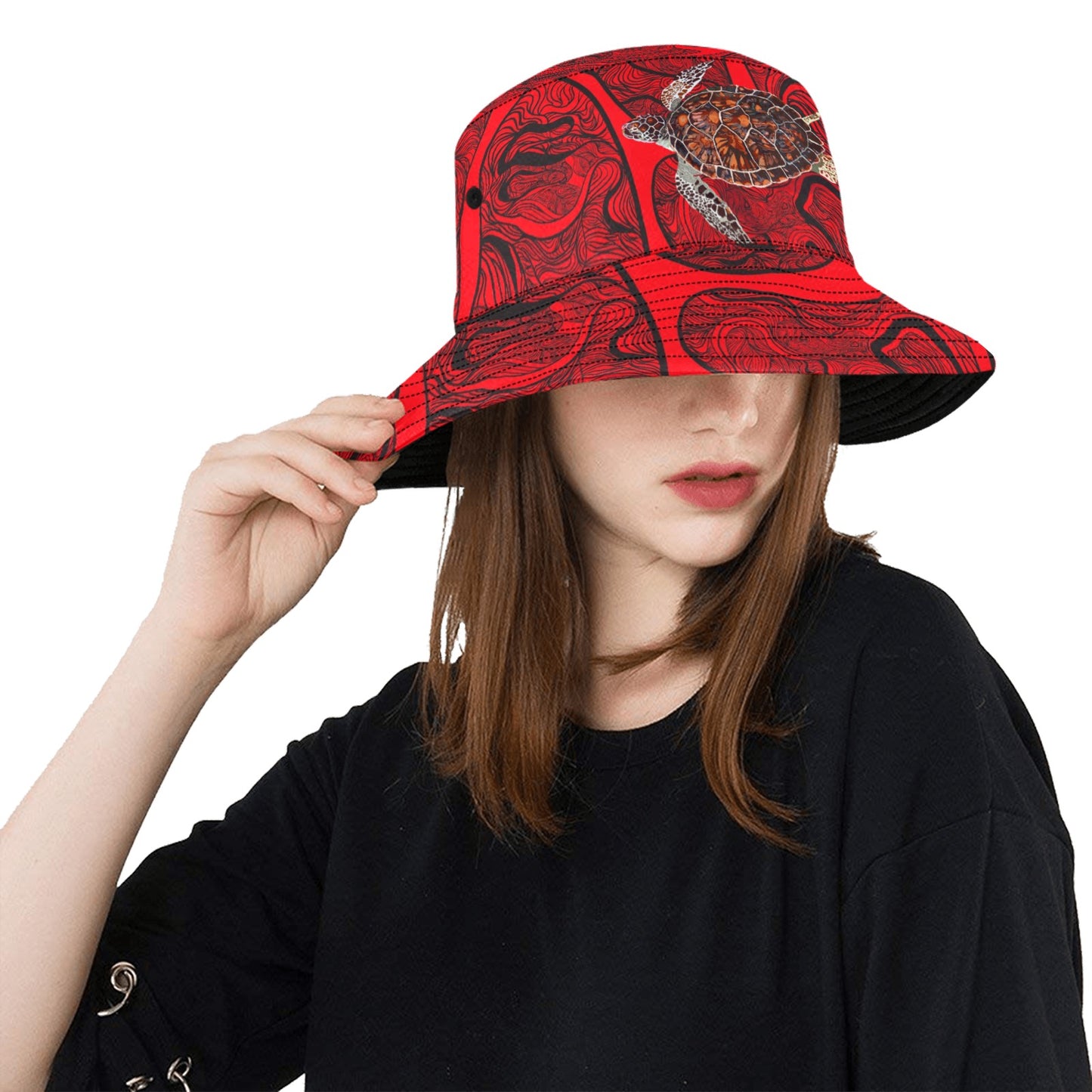 Red Bucket Hat