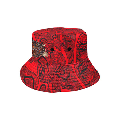 Red Bucket Hat